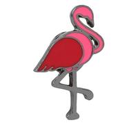 Funny Zoo Enamel Pins: Tiger, Sika Deer, Flamingo, Dinosaur Badge, Klein, Non-precious metal