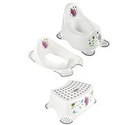 Funny Zoo White Baby Potty, Toilet Seat & Step Stool Keeeper White One Size