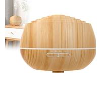 FUNNYBSG 500ML essential oil diffusers,Natural Home Fragrance Aromatherapy Diffuser 2 Mist Mode with7 LED Color Changing Light, Timer and Auto-Off Safety Switch,B