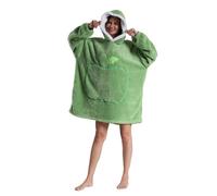 FunnyCos Oversized Wearable Blanket Hoodie for Women Men Warm&Cozy Pluffy Blanket Hoodie with Big Pocket Adult Green