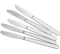 Funnydin - Dinner Knives, Knives Set of 16, 8.3 Inch, Grade Stainless Steel Knife, Dishwasher Safe, Table Knife in Home, Kitchen or Restaurant