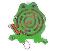 FunnyGoo Animal Mini Wooden Wand Bead Maze Interactive maze Beads Maze on Board Game Eduactional Handcraft Toys (Duck)