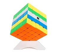 FunnyGoo MoYu Cubing Classroom Mofang jiaoshi Meilong 5 5x5 Five Layers magic puzzles cubes MFJS 5x5x5 cube with stand (Multicolour)