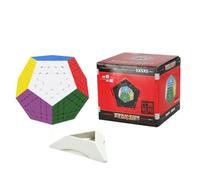 FunnyGoo Shengshou 5x5 Dodecahedron 12 Surface Gigaminx megaminx 5x5x12 magic puzzles cube Stickerless + one cube Display Stand