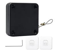 FunnyMe Punch-Free Automatic Sensor Door Closer, Multifunctional Automatic Door Closer, Residential Commercial Auto Door Closer with Drawstring, Closer Door for Internal, Home, Storm (1Pcs)