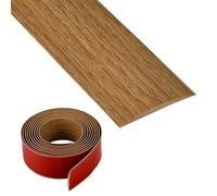 Funnytek 5cm×3m PVC Floor Transition Strip, 3.5mm Thick Yellow oak