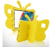 FunnyWin Samsung Galaxy Tab A11 Plus Case Kids Samsung A11+ 11 inch Butterfly Case with Kickstand Light EVA Full Boby Drop Protective Rugged Shockproof Kid Pro Tablet Cover for Girl Yellow