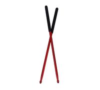 FUNOMOCYA 1 Pair Aluminium Alloy Drum Sticks Rust Drumsticks for Drum Pad Practice for All Skill Levels Durable and Strong Design Dark Red