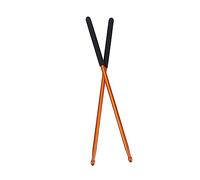 FUNOMOCYA 1 Pair Aluminium Alloy Drumsticks Rust Durable Drumsticks for Drummer Exercises Drum Pad Practice Golden for All Skill Levels Strength Speed Building