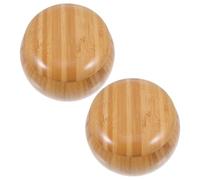 FUNOMOCYA 1 Pair Lidded Bamboo Go Chess Pieces Storage Box Convenient Organizer for Chess Pieces with Simple Lid Design Lightweight and Easy to Clean