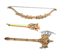 FUNOMOCYA 1 Set Armaments Set Antique Cosplay Props for Role Play Halloween Parties Imaginative Adventures Lightweight Design