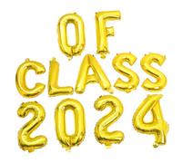 FUNOMOCYA 1 Set Class OF Graduation Balloons for Themed Party Decorations Classroom Ornaments Lightweight and Creative Photo Shoot Background for Celebrating Graduation Events