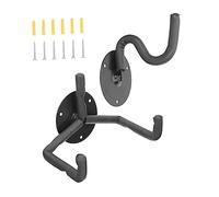 FUNOMOCYA 1 Set Guitar Wall Mount Horizontal Guitar Hanger Wall Mounted Holder for Bass Ukulele Violin Metal Display Rack Installation Screws