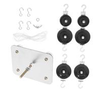 FUNOMOCYA 1 Set Pulley Block Set with Magnetic Base for Physics Experiments DIY Educational Tool for Middle School Mechanics Enhances Practical Skills and Understanding of Physics Concepts