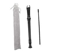 FUNOMOCYA 1 Set Soprano Recorder for Abs Treble Flute Black Interactive Music to Enhance Hearing and Motor Skills for Young Beginners and Family Bonding