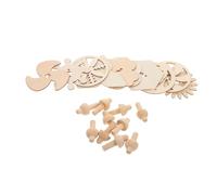 FUNOMOCYA 10 Pcs Handmade Wooden Spinning Tops DIY Craft for Unpainted Wood Gyroscopes Creative Painting Party Favors Educational Fine Motor Skills Development