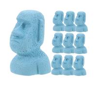 FUNOMOCYA 10 Pcs Miniature Giant Statues for DIY Sand Tray Realistic Detailed Figurines for Fish Tank Decorations Bonsai Japanese Gardens and Diverse Sculptures