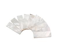 FUNOMOCYA 10 Pcs White Shell Guitar Fingerboard Inlays 36x12x1mm Diy Fret Markers Set for Guitar Fretboard Neck Inlay Material Accessories