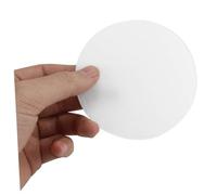 FUNOMOCYA 100 Sheets Qualitative Filter Paper Discs Medium Speed Cellulose Lab Filters for Oil Testing and Buchner Funnels Synthetic Material for Precise Filtration and Mushroom Cultivation