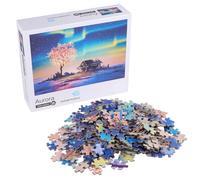 FUNOMOCYA 1000Pcs Bridge Puzzle for Adults Educational Stress Relief Jigsaw with DIY Brain Teaser for Family Creativity and Anxiety Reduction