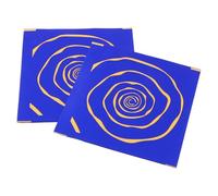 FUNOMOCYA 100pcs 10x10cm Foil Candy Wrapping Papers for Chocolate and Sweets, Wave Pattern Food-grade Packaging Wrappers for Valentine’s Day Candy Making and Packing