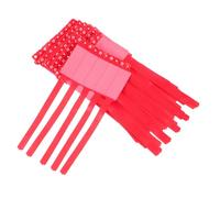 FUNOMOCYA 100pcs Disposable Medical Identification Wristbands Soft PVC Patient Id Bands Easy Secure Application Hospital Use Adult Bracelets
