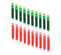 FUNOMOCYA 100pcs Fountain Pen Ink Refills for Students Erasable Blue Ink Pink Green Cartridges Smooth Writing Plastic Pen Refills for School and Office Use