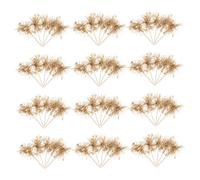 FUNOMOCYA 100pcs Glitter Cake Topper with Tinsel Toothpicks for Birthday and Dessert Decorations Elegant Sparkle Party Picks for Festive Gatherings and Celebrations