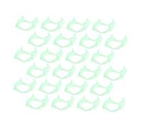 FUNOMOCYA 100pcs Glow Dark Vampire Teeth Reusable Plastic Fangs with Enhanced Luminous Effect for Halloween Party Costume Decoration Nighttime Glow Fake Teeth