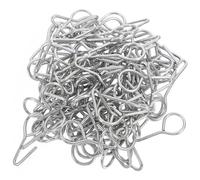 FUNOMOCYA 100pcs Metal S-shaped Car Seat Cover Hooks Multi-functional Fasteners for Stabilizing Seat Cushions Easy to Install Fixing Hangers for Vehicle Interiors