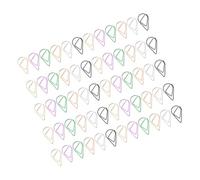 FUNOMOCYA 100pcs Mini Metal Water Drop Paper Clips Small Cute Binder Clips for Office School Home Filing and DIY Projects