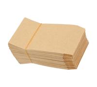 FUNOMOCYA 100Pcs Multi-functional Kraft Paper Seed Bags Thickened Adhesive Corn and Grain Storage Pouches for Farm Use Pollination Vegetable and Seed Moisture Protection