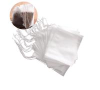 FUNOMOCYA 100pcs Non-woven Drawstring Filter Bag 15x20CM Herbal Tea Bags for Soup and Straining Reusable Kitchen Accessory for Chinese Medicine