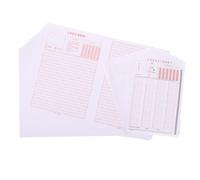 FUNOMOCYA 100pcs Public Service Exam Essay Writing Paper Civil Service Exam Answer Booklet Answer Pad Card Stock Paper Form