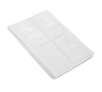 FUNOMOCYA 100pcs Self-adhesive Business Card Sleeves with Top Opening Transparent Pockets for Organizing Cards Smooth Surfaces Portable Adhesive Holders for Business and Index