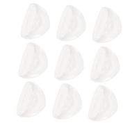 FUNOMOCYA 10Pcs Baby Storage Box with Clip Holder Strong PP Material Prevents Dirt and Debris Entering for Carrying Out Storing at Home Suitable for Silicone Pacifiers