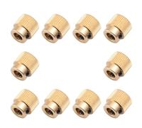 FUNOMOCYA 10pcs Brass Drive Gear 40 Tooth Extrusion Gear Feeding Grip Filament No Calibration Needed for 3d Printer Extruder Accessories