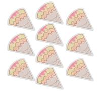 FUNOMOCYA 10pcs Cartoon Ice Cream Print Compressed Wood Pulp Kitchen Dish Scrubber Sponges Non-scratch Reusable Cleaning Pads for Washing Dishes