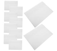 FUNOMOCYA 10pcs Formal Document Folder File Folders Document File Dossier Pocket Dossier Rangement Bag Stationery Fastener Pp White