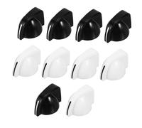 FUNOMOCYA 10pcs Guitar Knobs Potentiometer Volume Knob Cap Chicken Head for Guitar Accessories