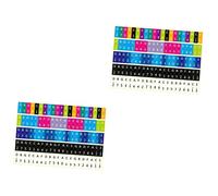 FUNOMOCYA 10pcs Kalimba Note Stickers Musical Scale Decals for Beginners Easy to Install Material for Learning and Practicing Kalimba Music