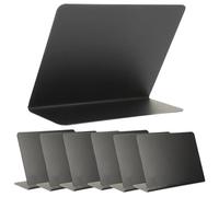 FUNOMOCYA 10pcs Mini Black Desktop V-Shaped Chalkboard Signs for Table Message Writing Memo Boards for Birthday Party Wedding Cafe Display