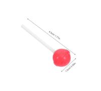 FUNOMOCYA 10Pcs Mini Dollhouse Lollipops Caramel Red Pink Blue Yellow Candy Models for Dollhouse Decoration DIY Photo Props and Sweet Shop Accessories