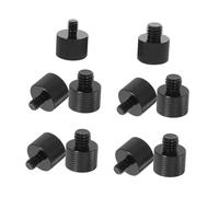 FUNOMOCYA 10PCS Mini Mic Stand Screw Adapters Microphone Thread Converter Kit for Mic Tripod Desk Mount and Boom Arm Compatible