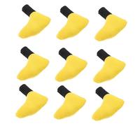 FUNOMOCYA 10Pcs Plush Duck Feet Accessories Yellow Cotton-filled Parts for Stuffed Animal Clothing Decor Detachable Design for Easy Cleaning and