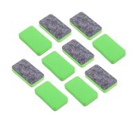 FUNOMOCYA 10pcs Portable Whiteboard Erasers Felt Dry Erase Board Duster for Office Classroom Home Use Reusable Washable Chalkboard Cleaner