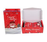 FUNOMOCYA 10pcs Red Folding Christmas Pop-up with Candy Present Feature DIY Explosion Cases with Red Packet for Xmas Birthdays Anniversaries Valentine and Party Celebrations