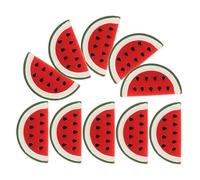 FUNOMOCYA 10pcs Resin Mini Watermelon Slice Charms DIY Craft Ornaments Small Flatback Phone Case Decorations Creative Summer Home Décor Accessories