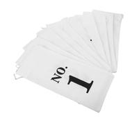 FUNOMOCYA 10pcs Reusable Imitation Linen Wine Bottle Pouches Drawstring Bags for Wine Tastings Christmas Birthday Parties Fit for Red White Sparkling