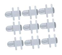 FUNOMOCYA 10pcs Stainless Steel Cage Clips Wire Fasteners for Rabbit Chicken Small Animal Pet Cage Securing Clips Connectors